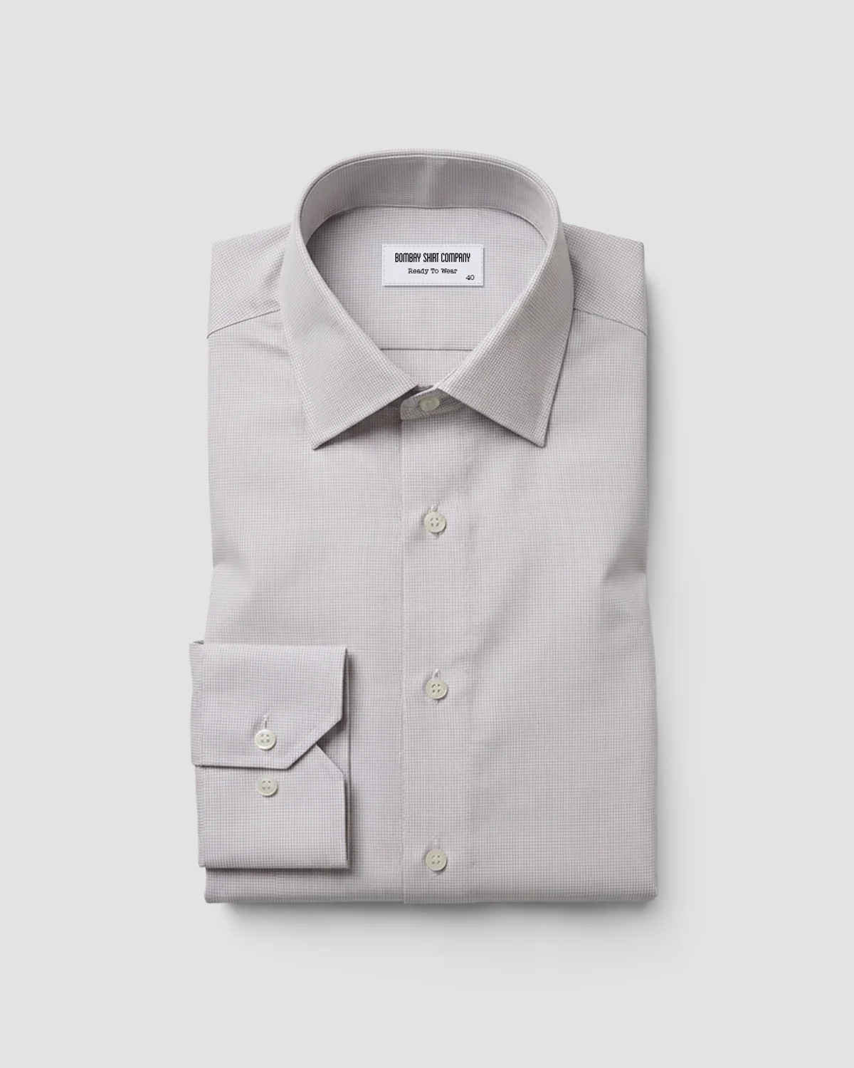Giza Cotton Grey Dobby Shirt