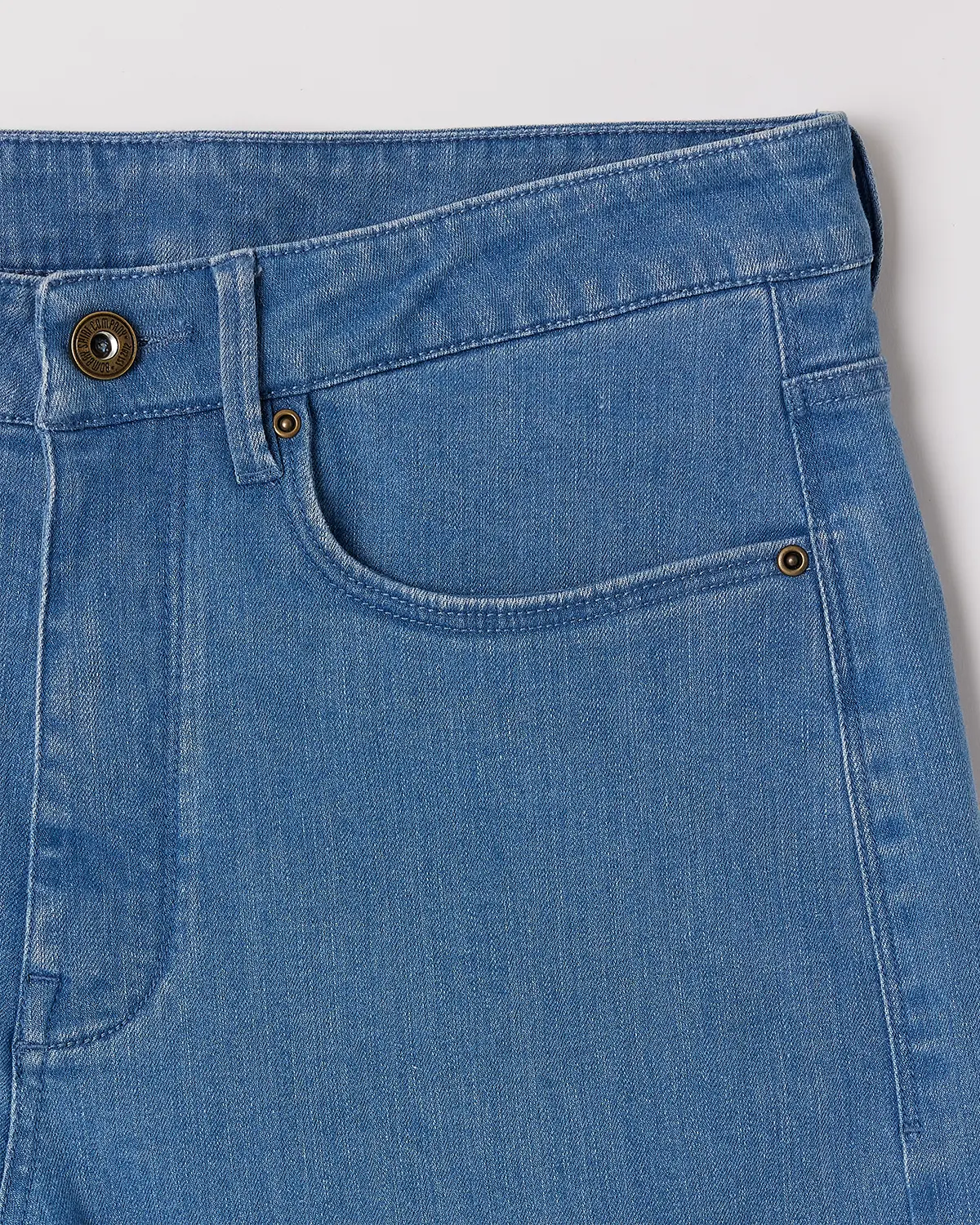 Glacier Blue Mid-Rise Stretch Jeans - Image 4