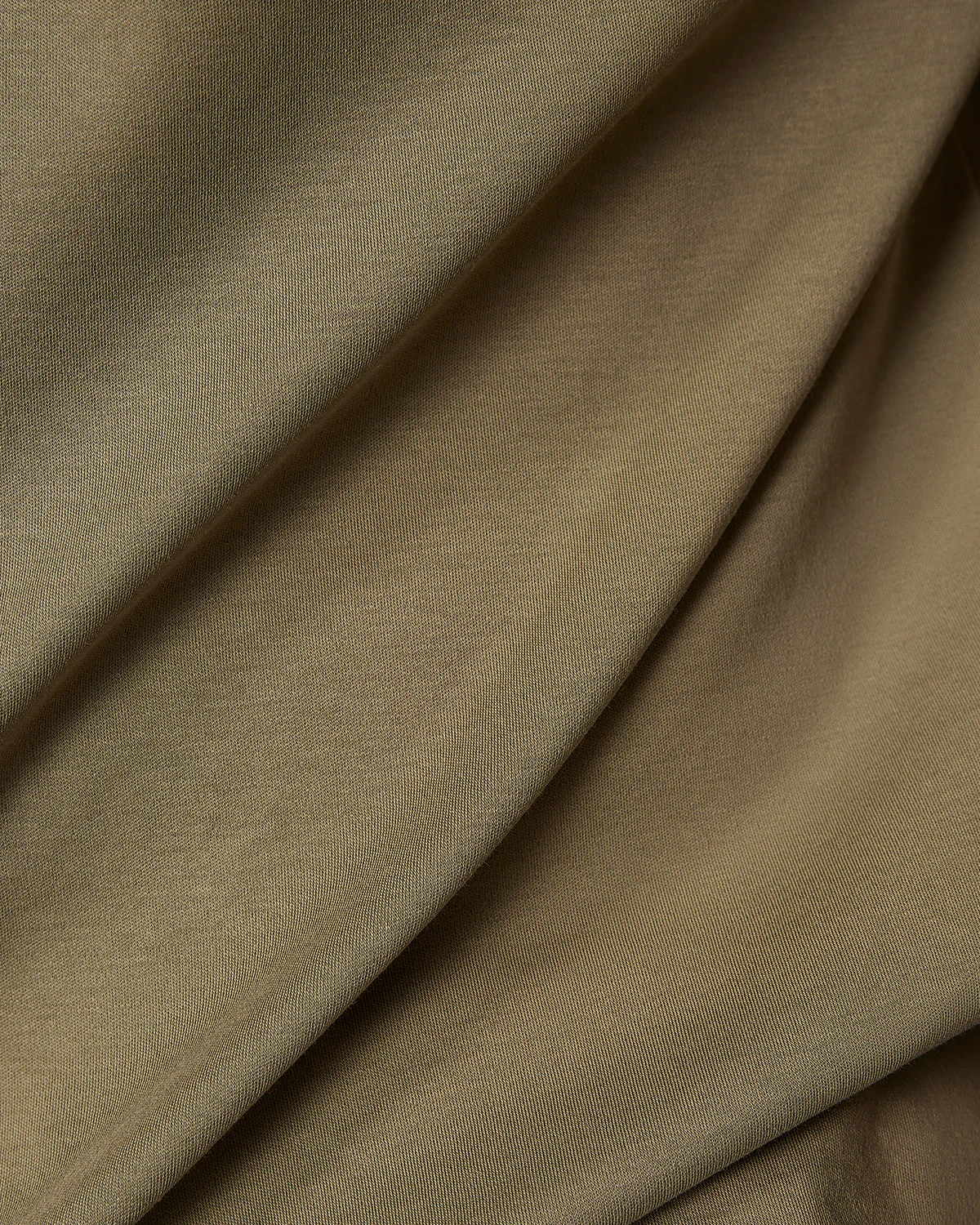 Green Stretch Knit Cooper Collar Shirt - Image 5