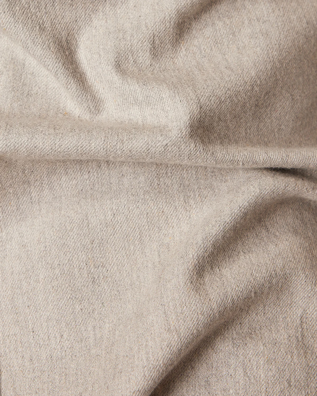Grey Brushed Twill Shirt - Image 5