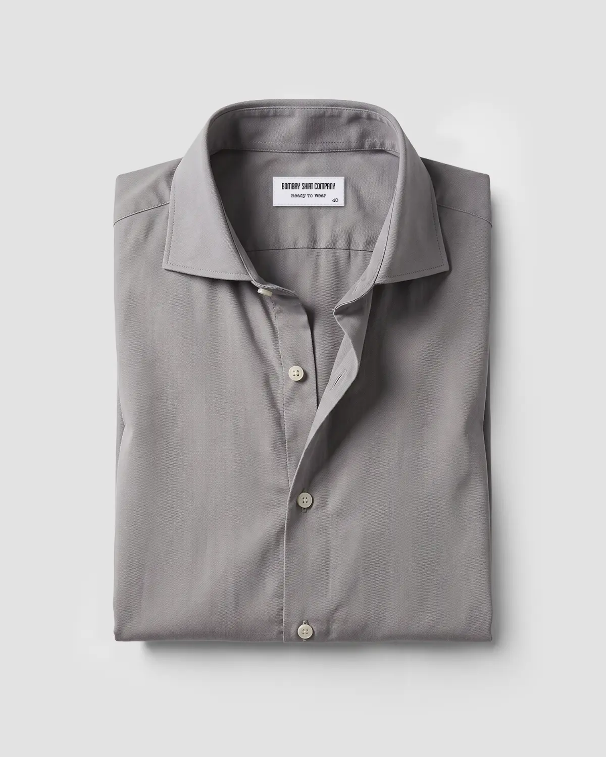 Grey Cotton Knit Shirt