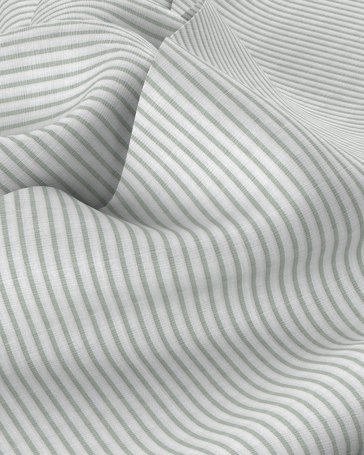 Icarus Poplin Striped Shirt - Green - Image 3