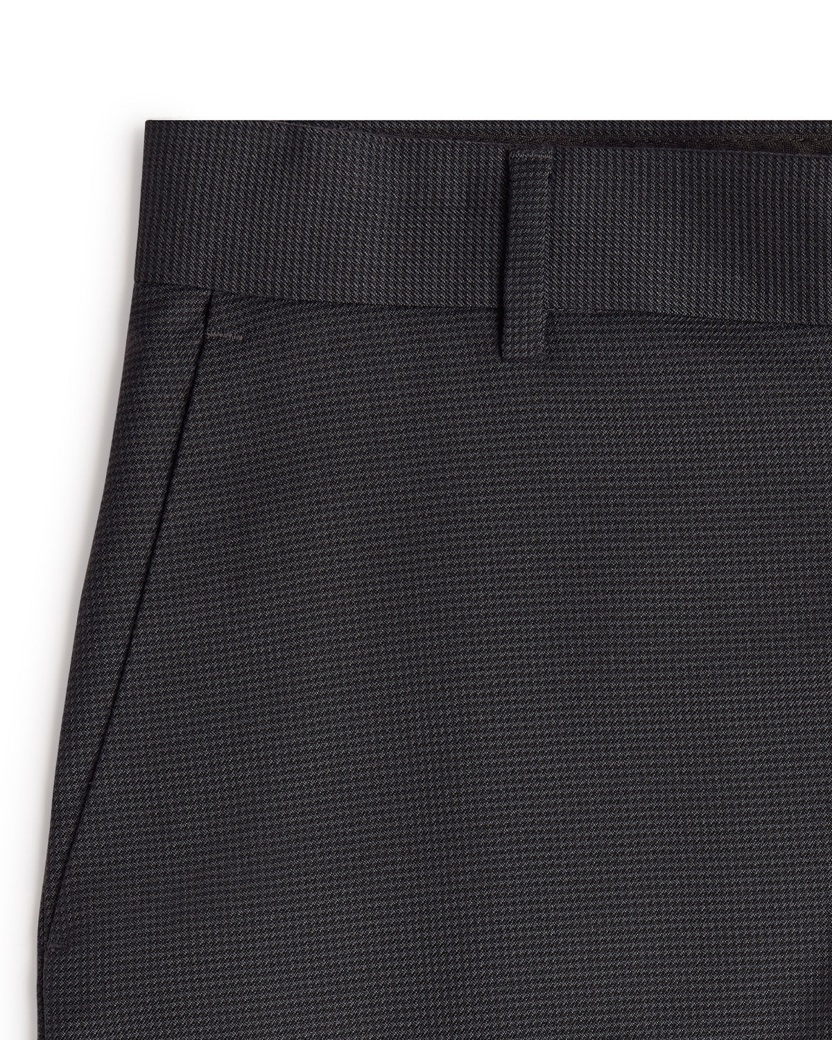 Infinia Houndstooth Stretch Dress Pants - Grey - Image 2