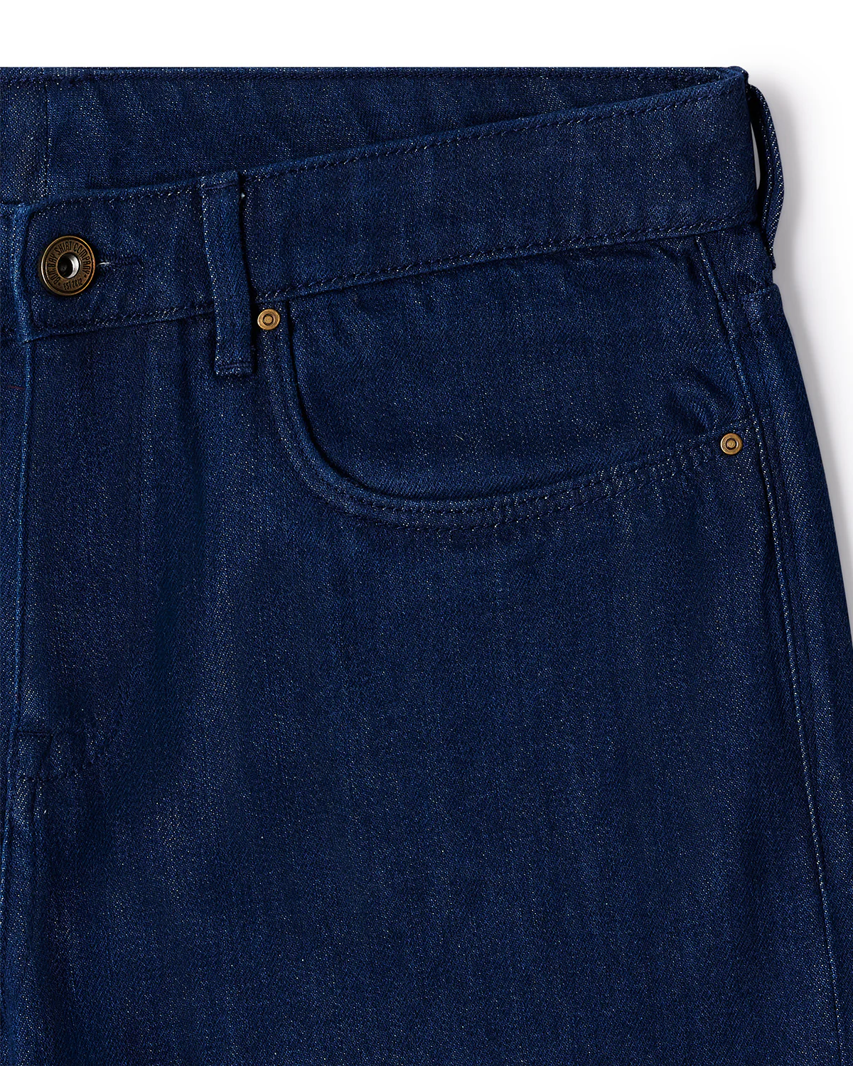 Japanese Brill Indigo Selvedge Rigid Jeans - Blue - Image 2