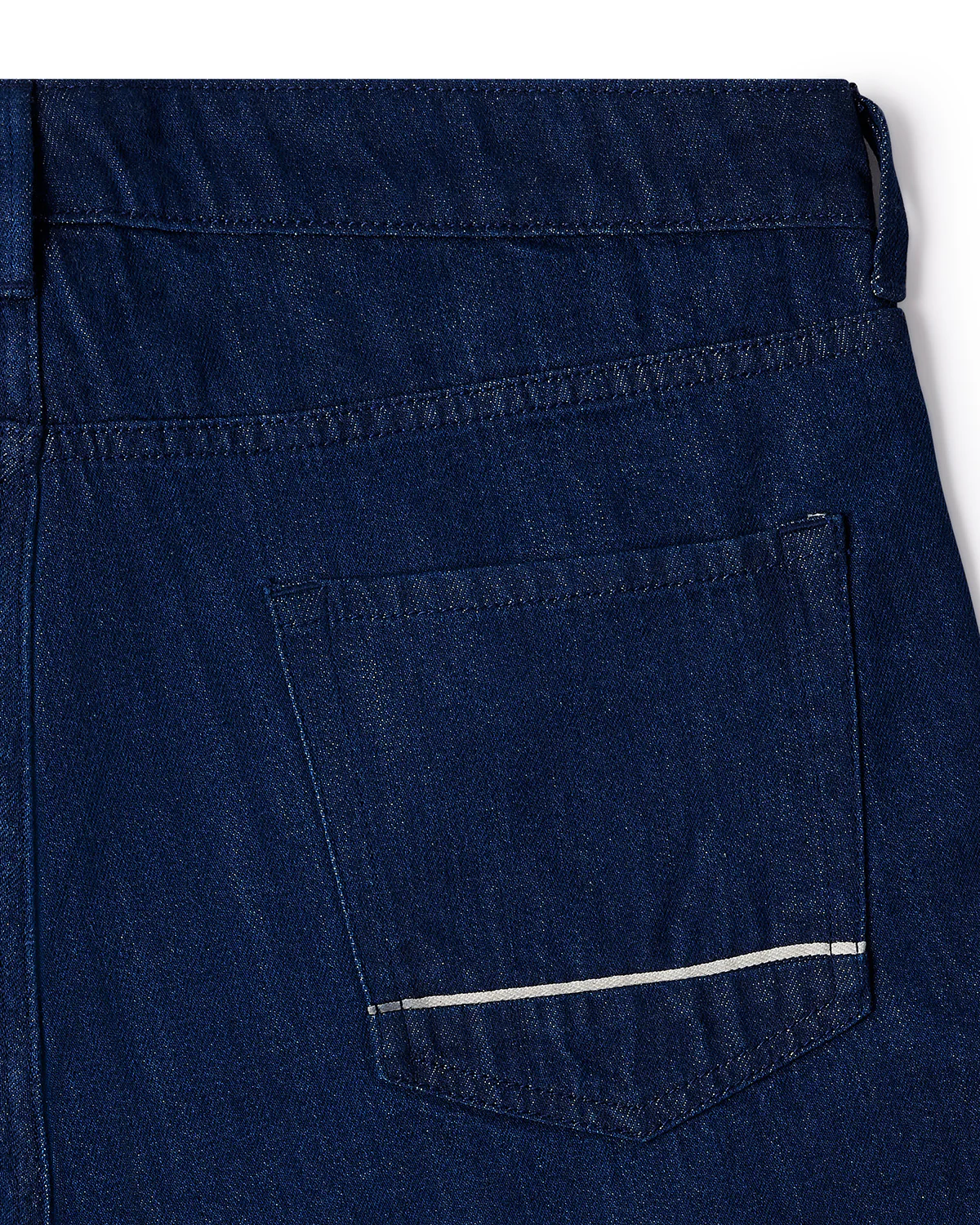 Japanese Brill Indigo Selvedge Rigid Jeans - Blue - Image 6