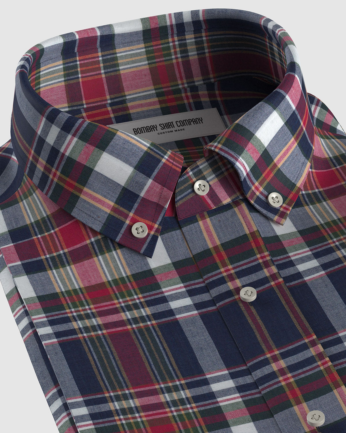 Japanese Cotton Checked Shirt - Multicoloured