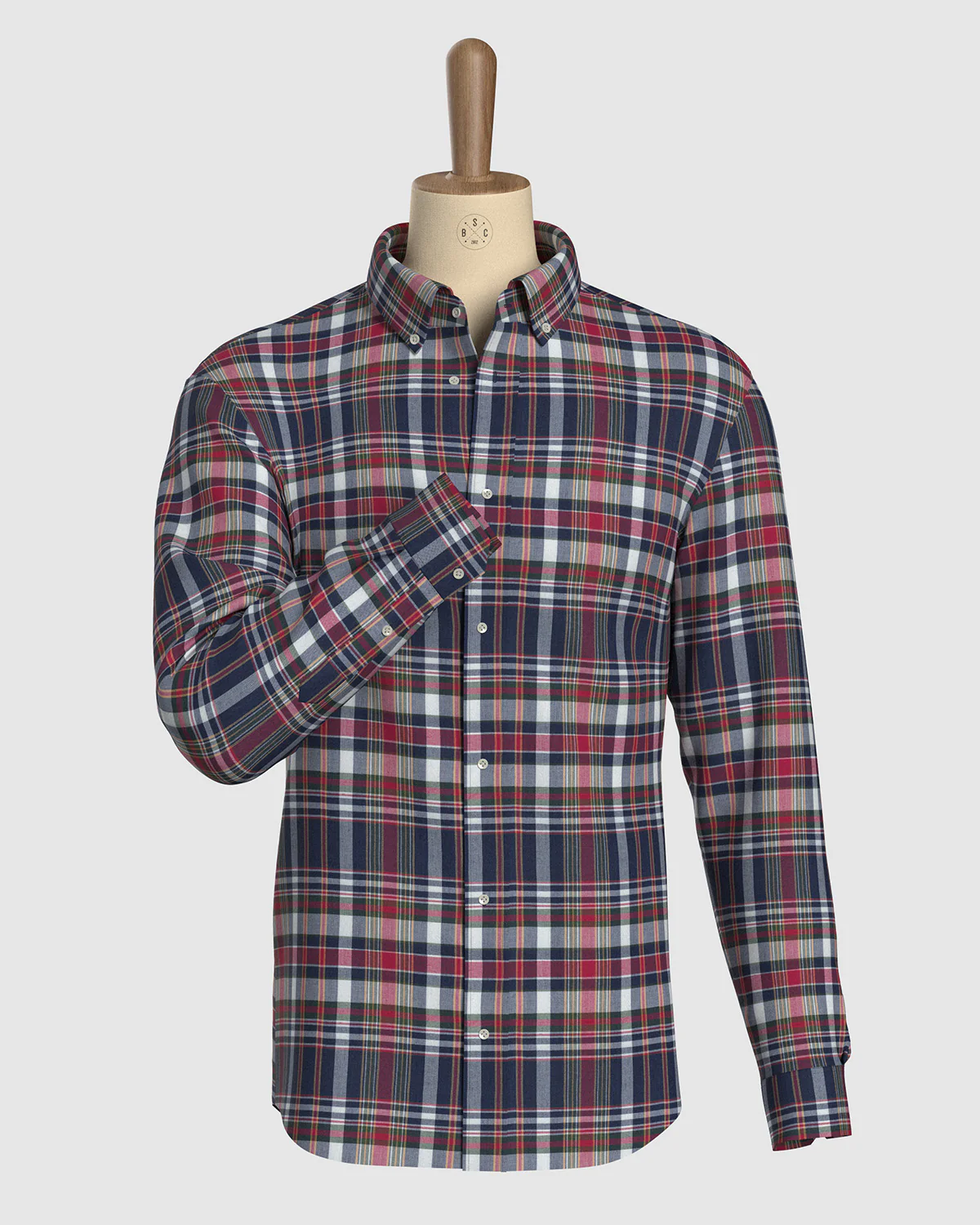 Japanese Cotton Checked Shirt - Multicoloured - Image 2