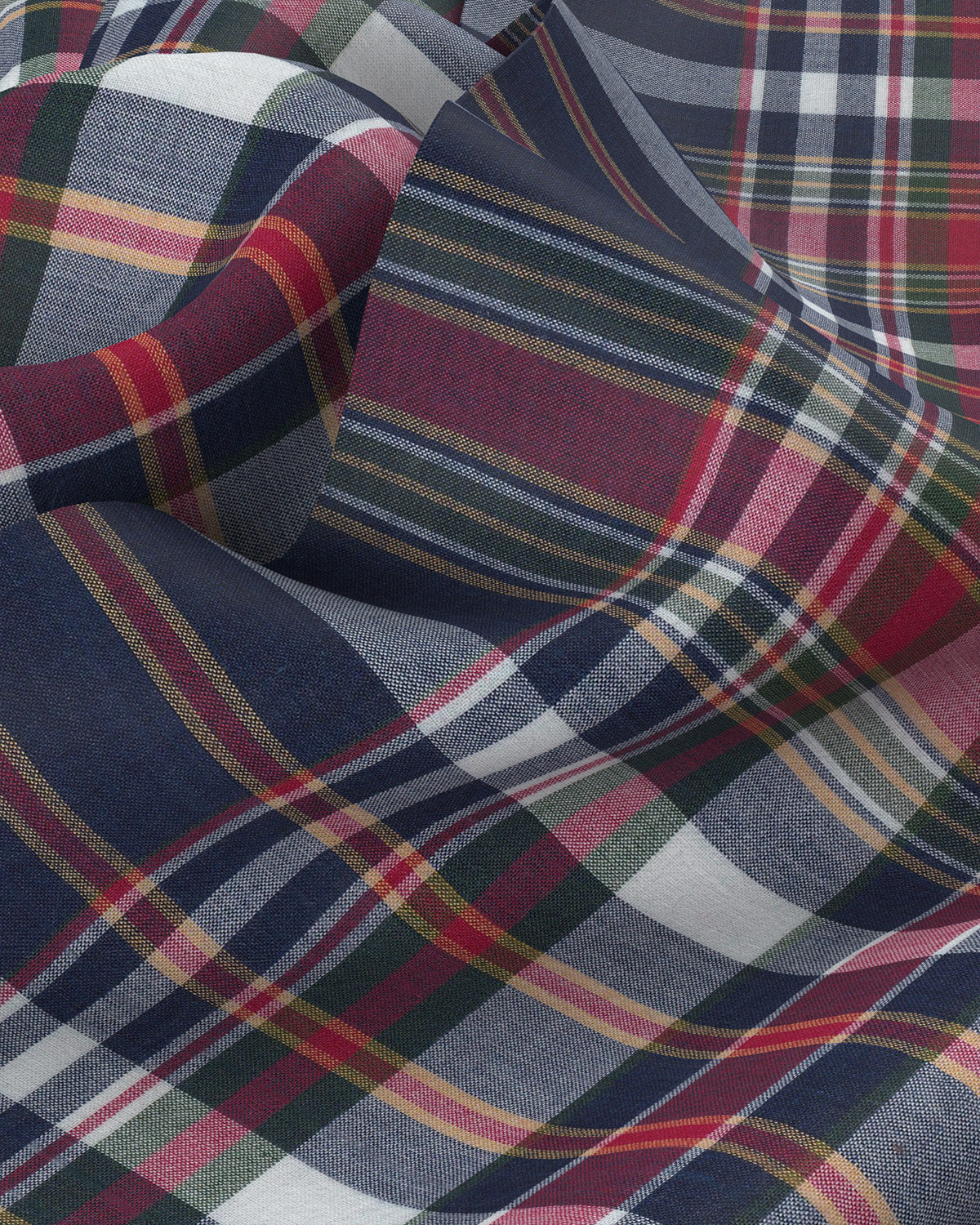 Japanese Cotton Checked Shirt - Multicoloured - Image 3