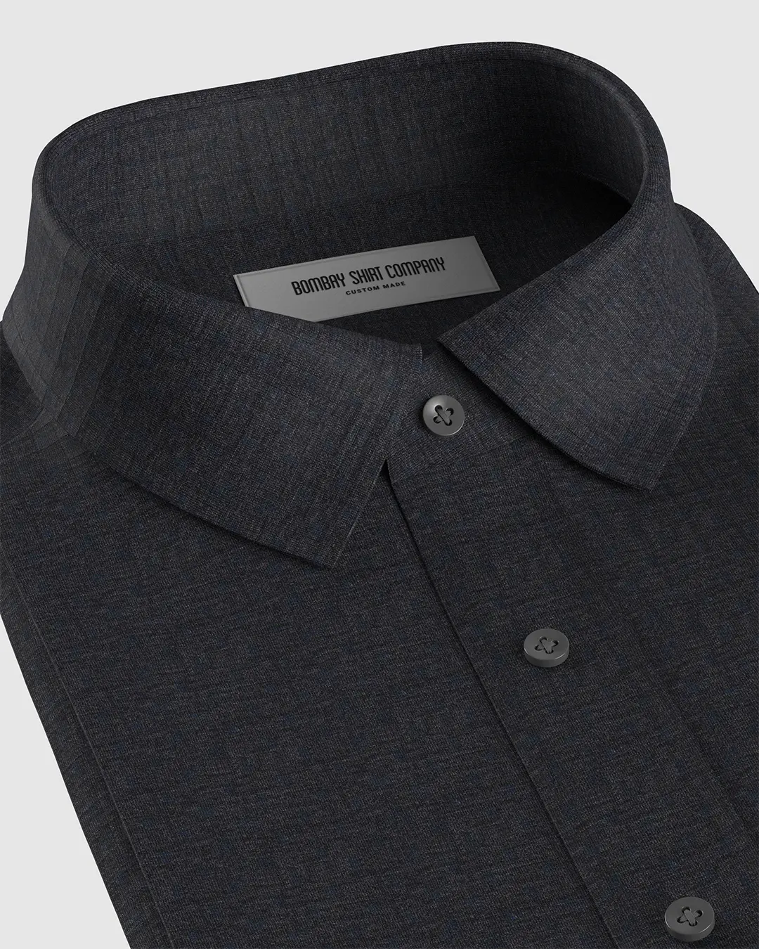 Japanese Cotton Knit Shirt - Black