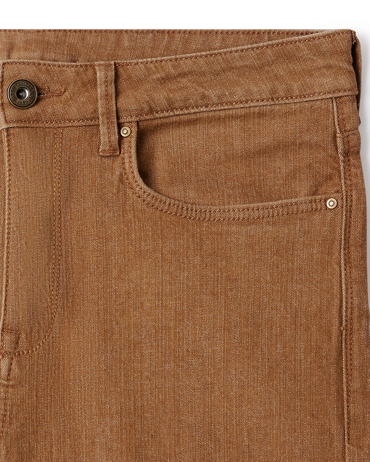 Japanese Desert Ochre Stretch Jeans - Ochre - Image 2