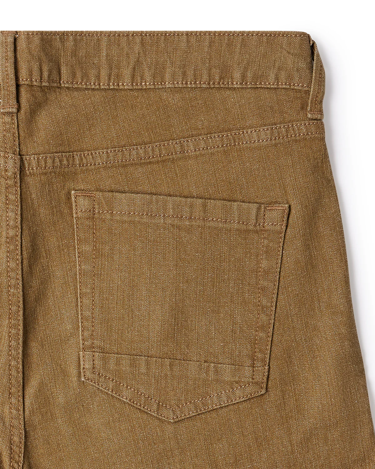 Japanese Field Khaki Stretch Jeans - Dark Khaki - Image 5