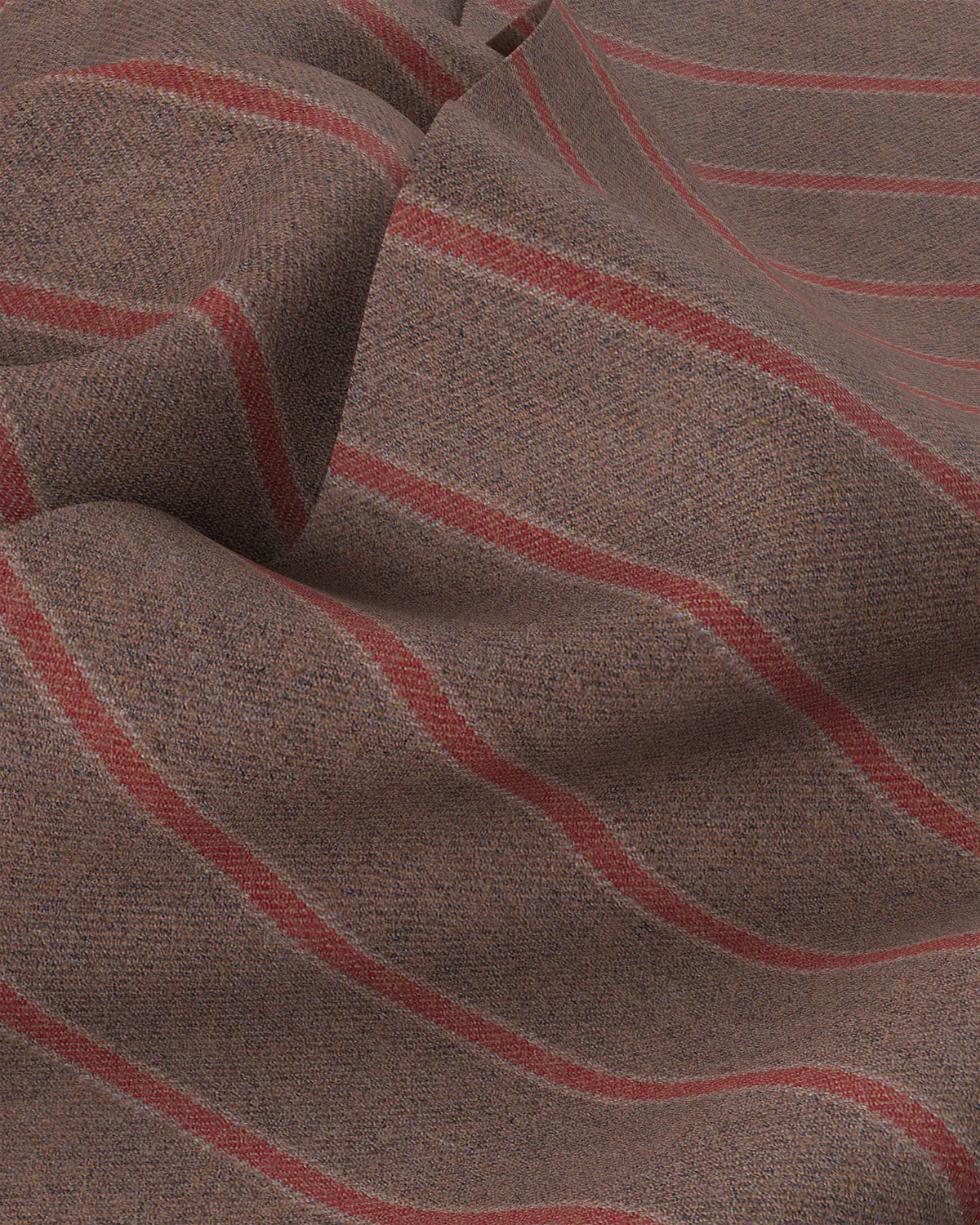 Japanese Flannel Striped Shirt - Brown