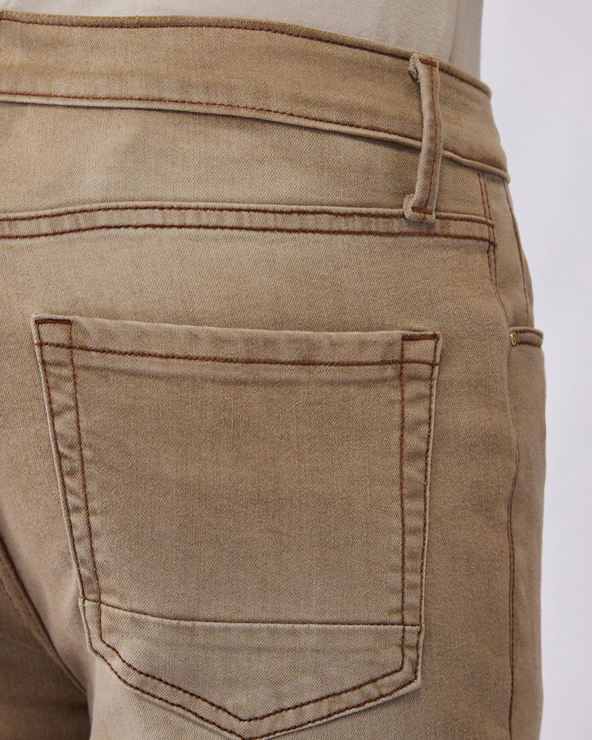 Khaki Cloud Wash Stretch Jeans - Image 4