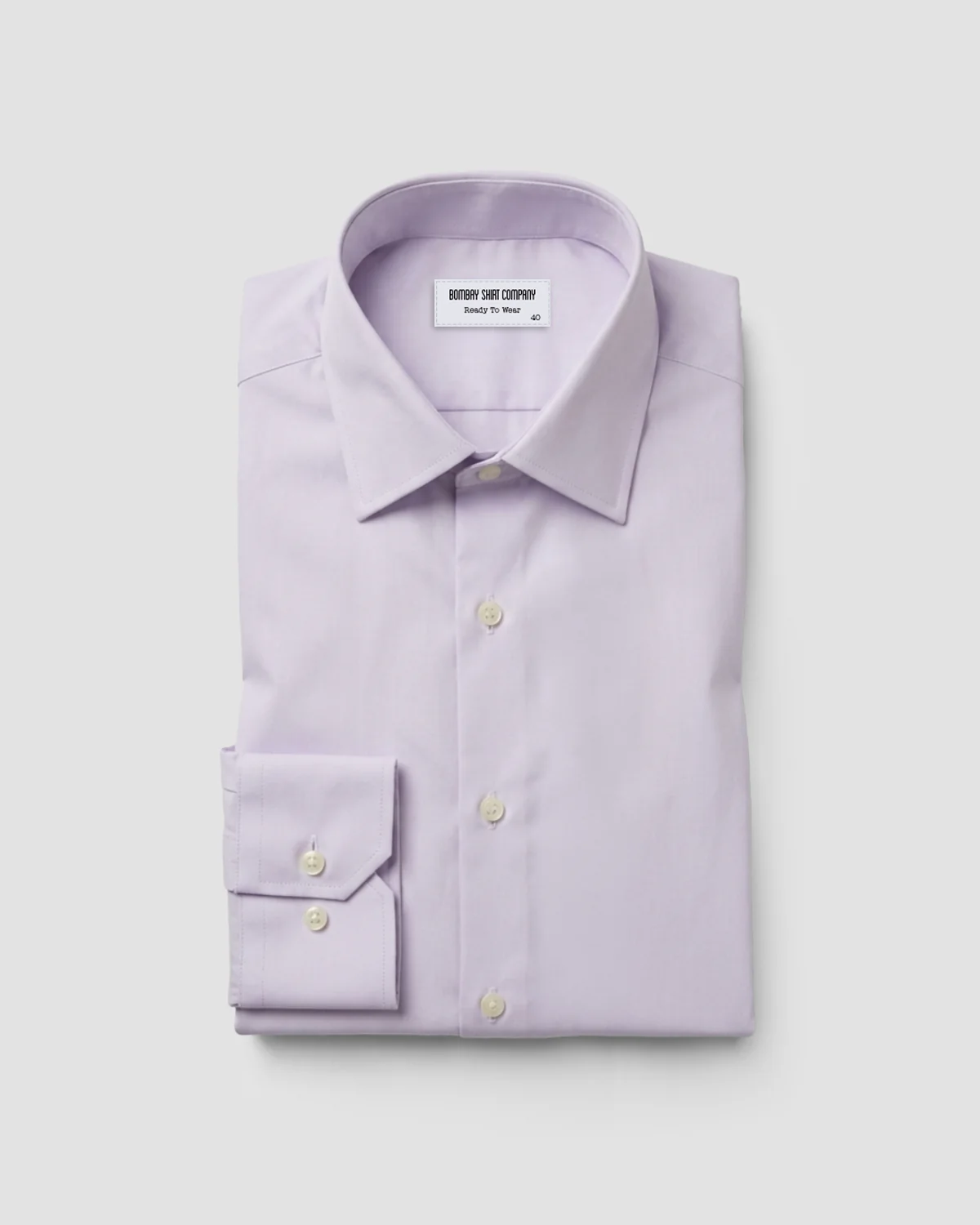 Lavender Cotton Poplin Shirt