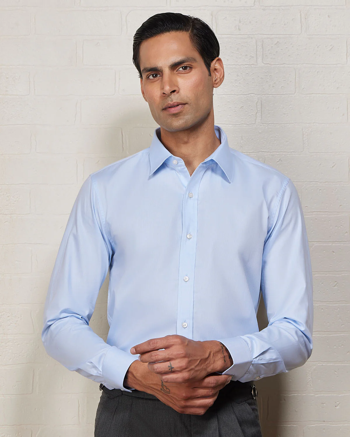 Light Blue Classic Oxford Shirt - Image 2