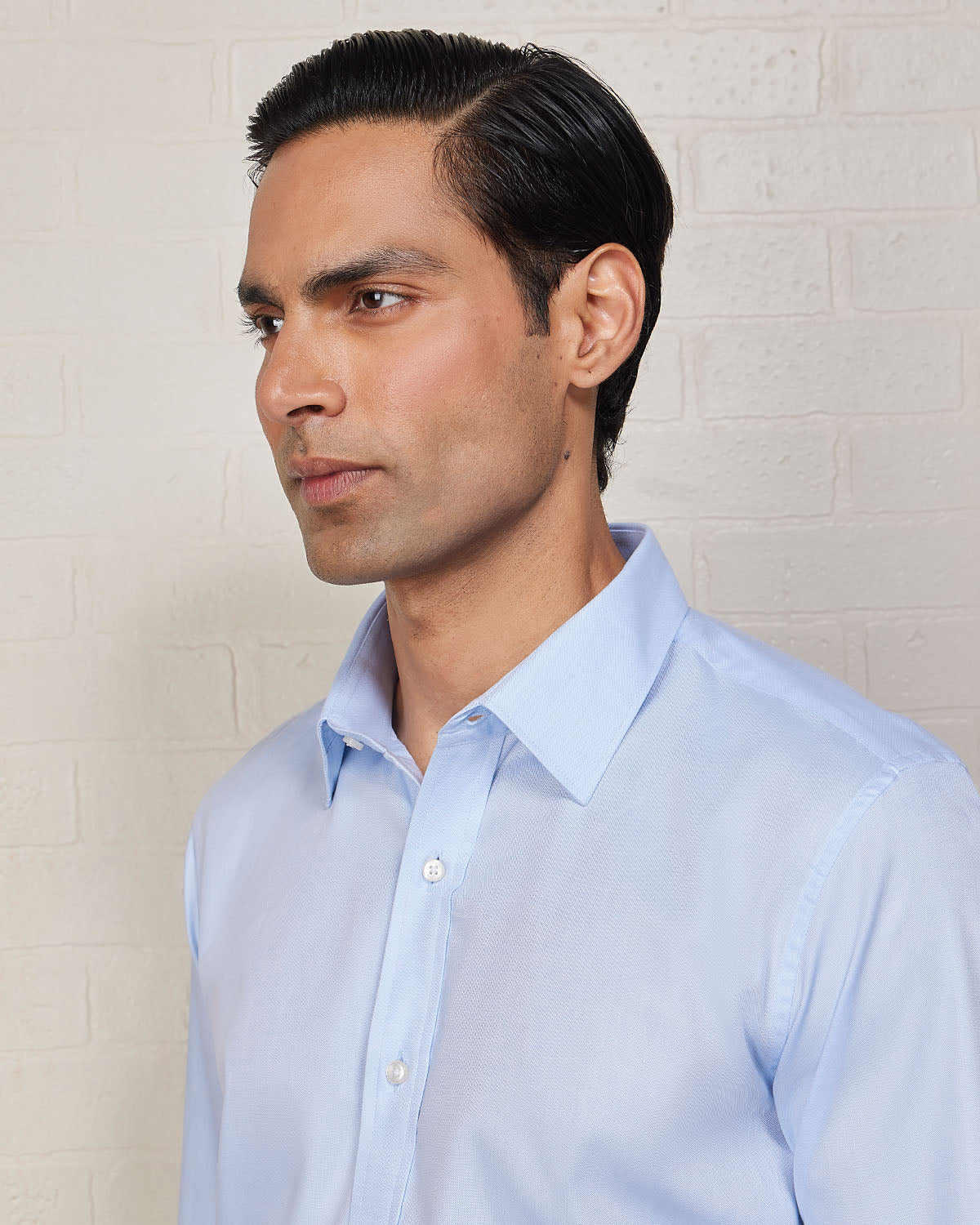 Light Blue Classic Oxford Shirt - Image 3