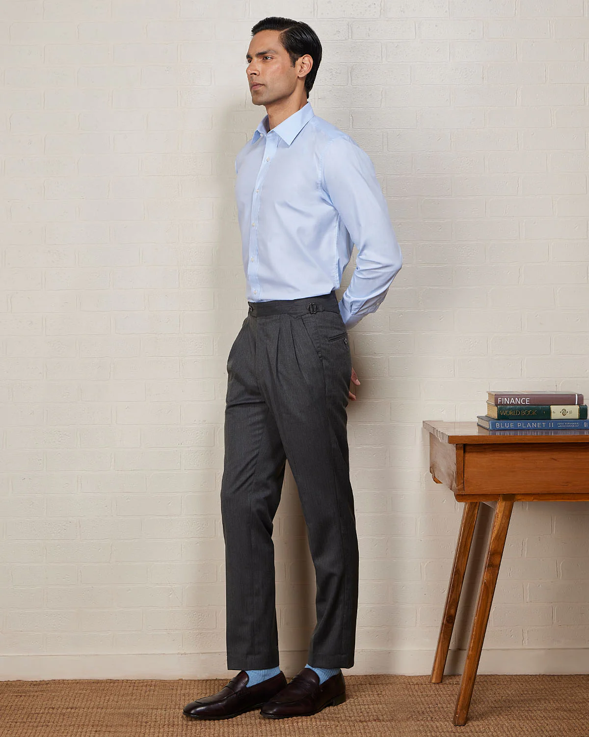 Light Blue Classic Oxford Shirt - Image 5