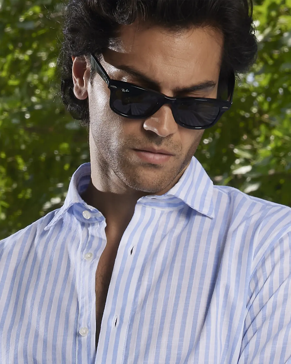 Light Blue Striped Shirt - Image 2