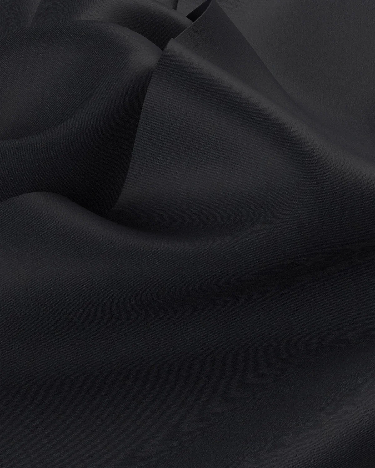 Luthai Cotton Lyocell Twill Shirt - Black