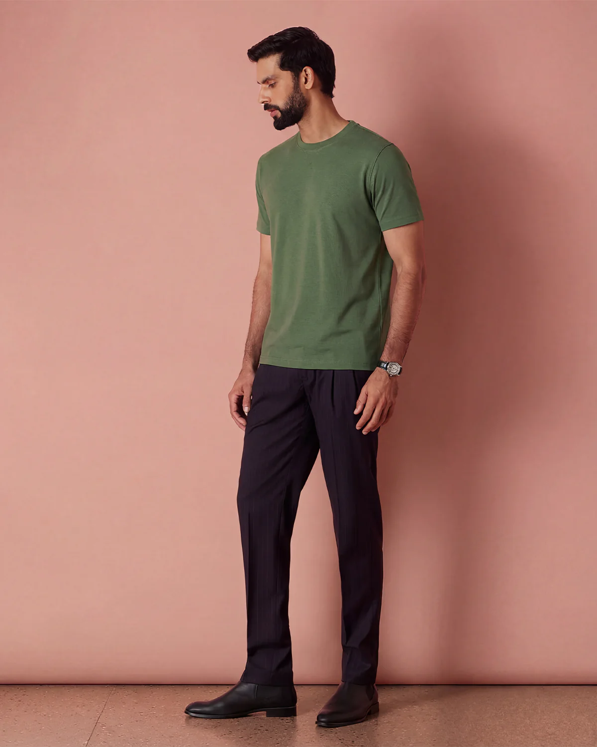 Luxe Drift T-Shirt - Green - Image 3