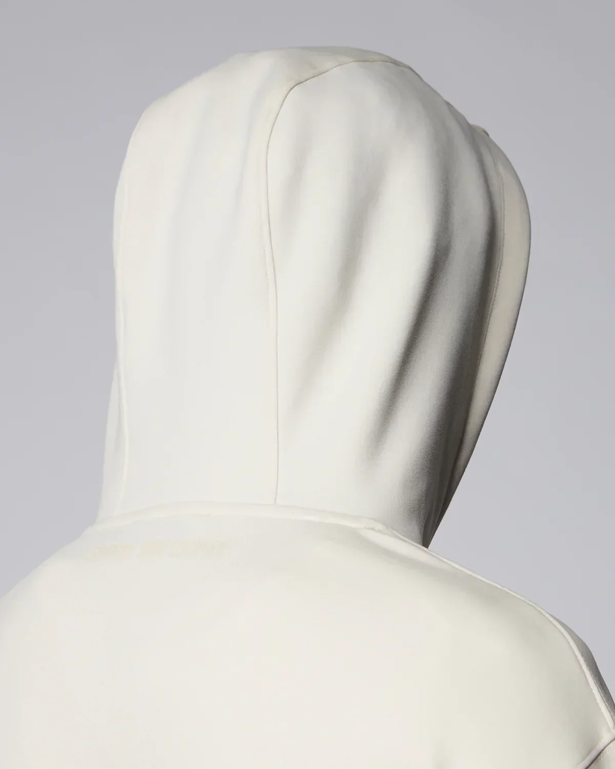 Luxe Travel Pullover Hoodie - Ecru - Image 6