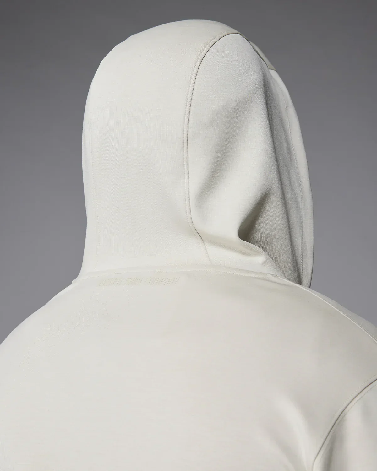 Luxe Travel Zipper Hoodie - Light Grey - Image 5