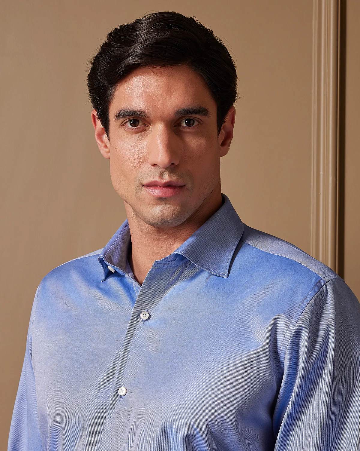 Manhattan Blue Twill Shirt - Image 3