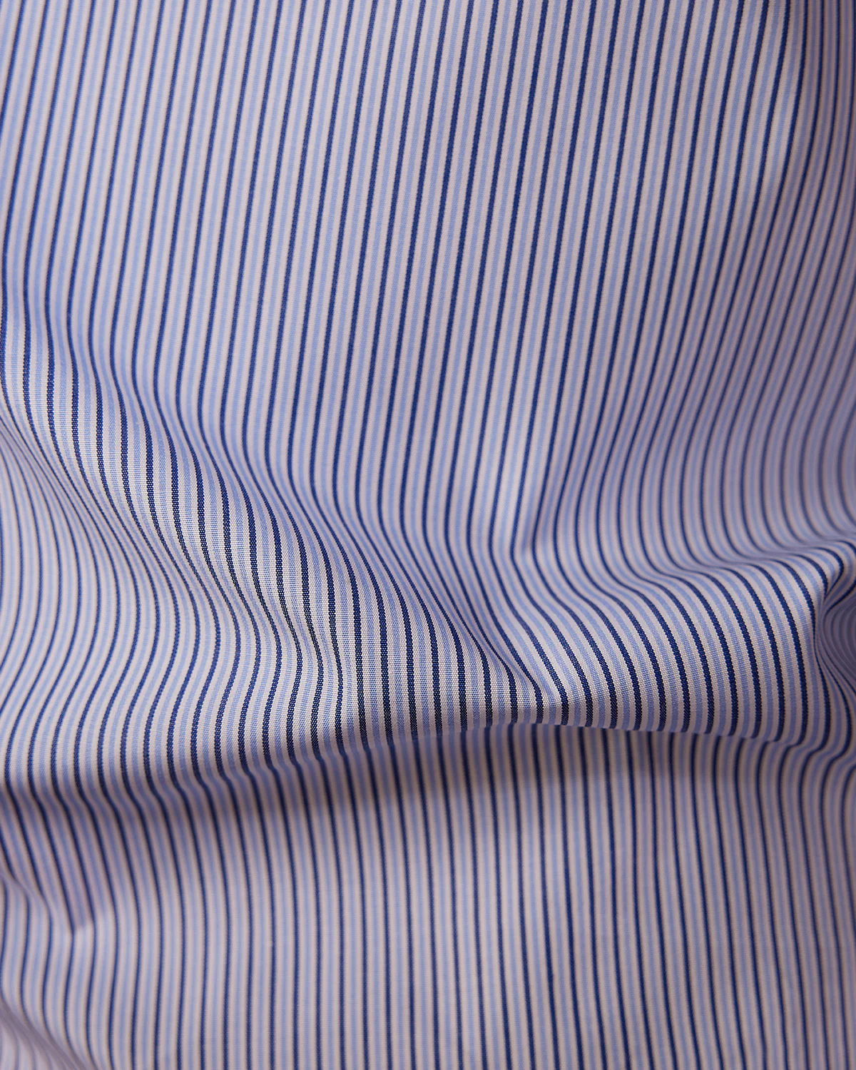 Manhattan Light & Dark Blue Striped Shirt - Image 5
