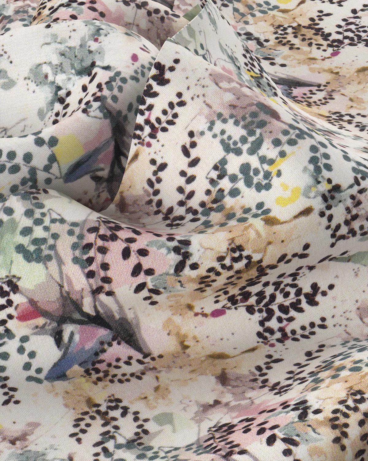 Meadowlight Cotton Silk Printed Shirt - Multicoloured - Image 3