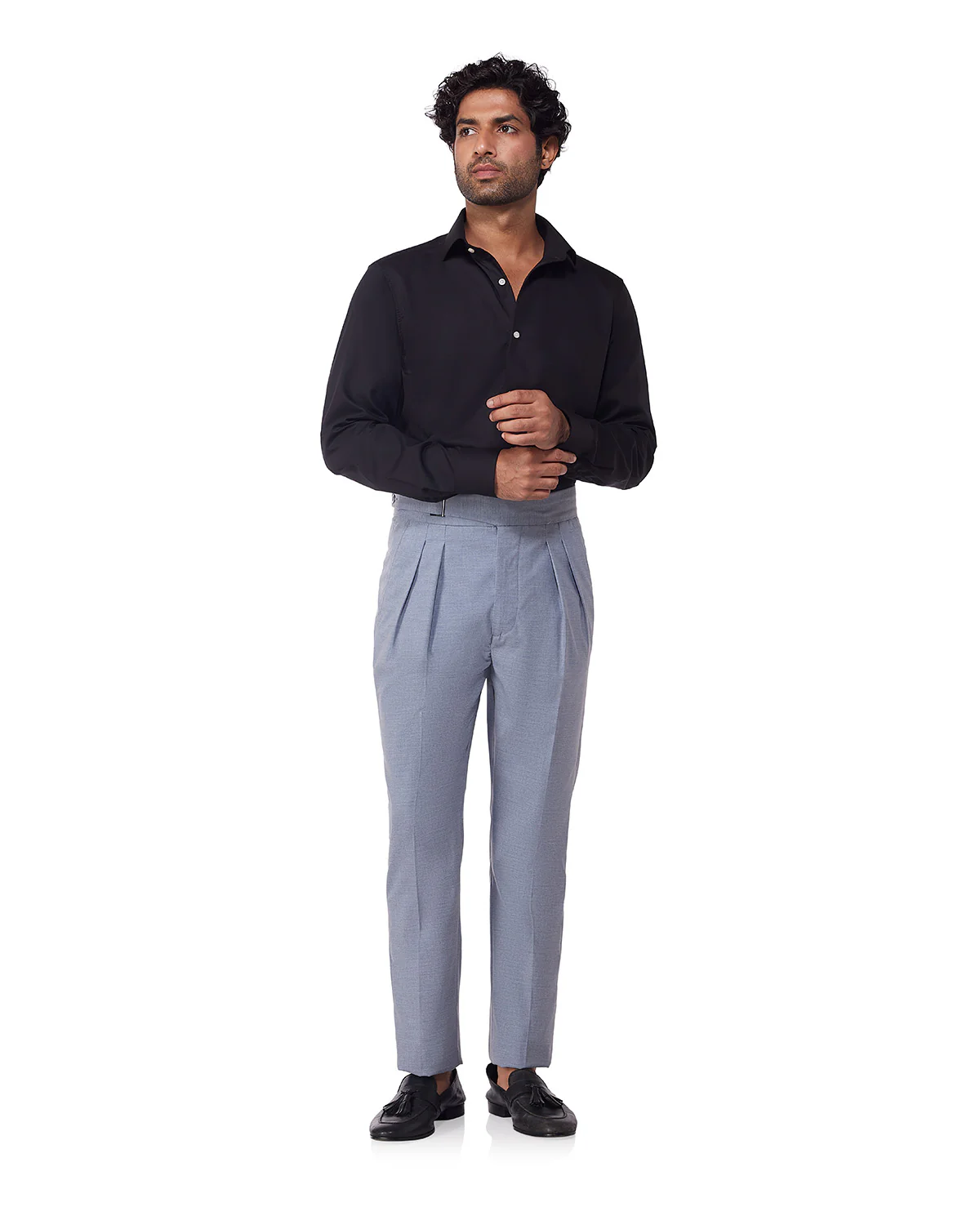 Montero Stretch Neapolitan Dress Pants - Grey - Image 3