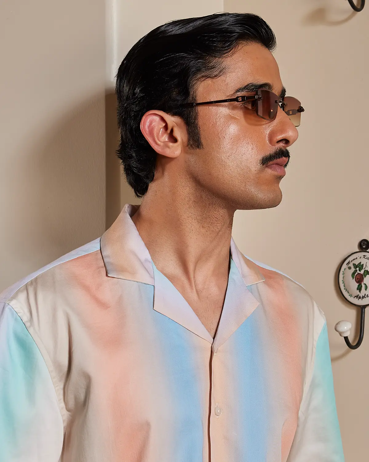 Multicolour Ombre Striped Shirt - Image 2