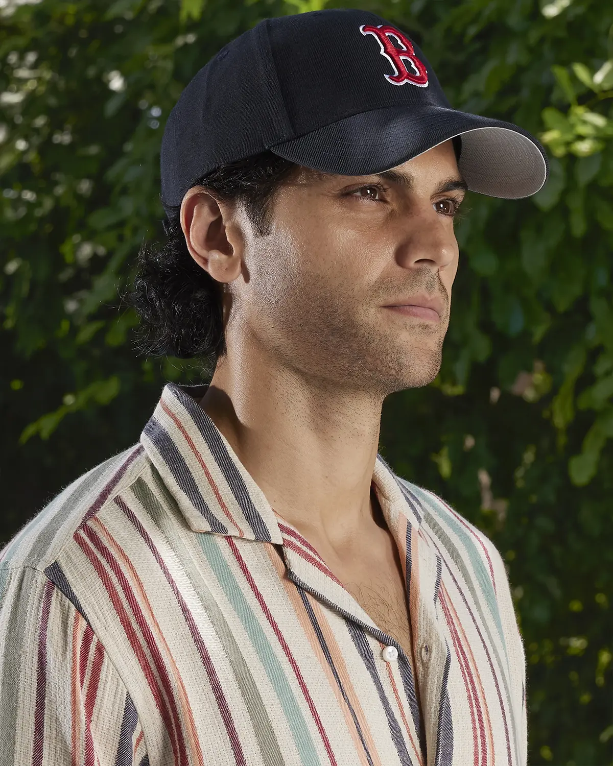 Multicoloured Dobby Striped Shirt - Image 3