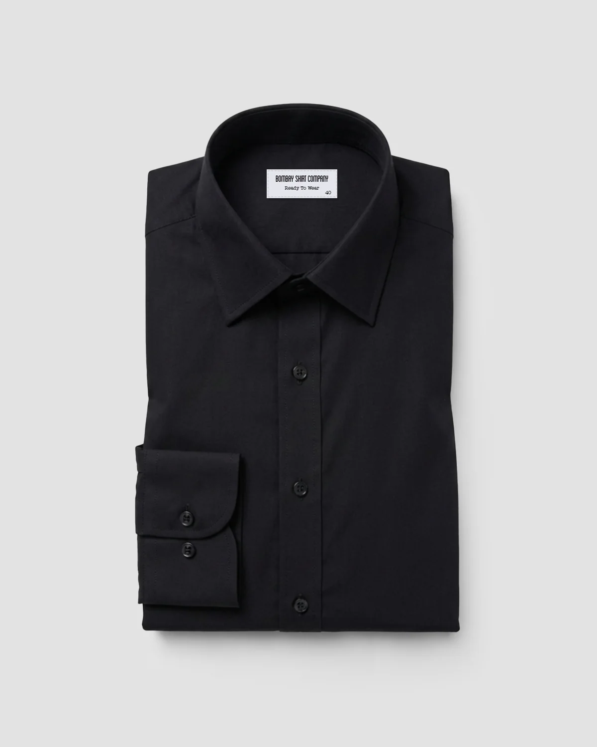 Noir Poplin Shirt