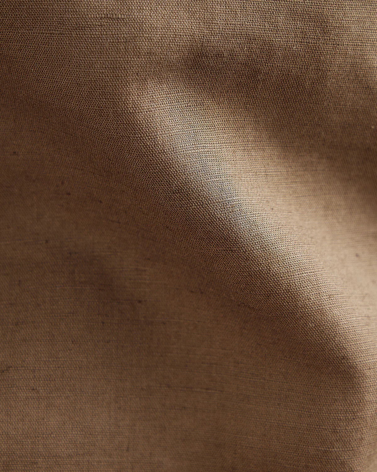 Olive Slubby Cotton Linen Shirt - Image 5