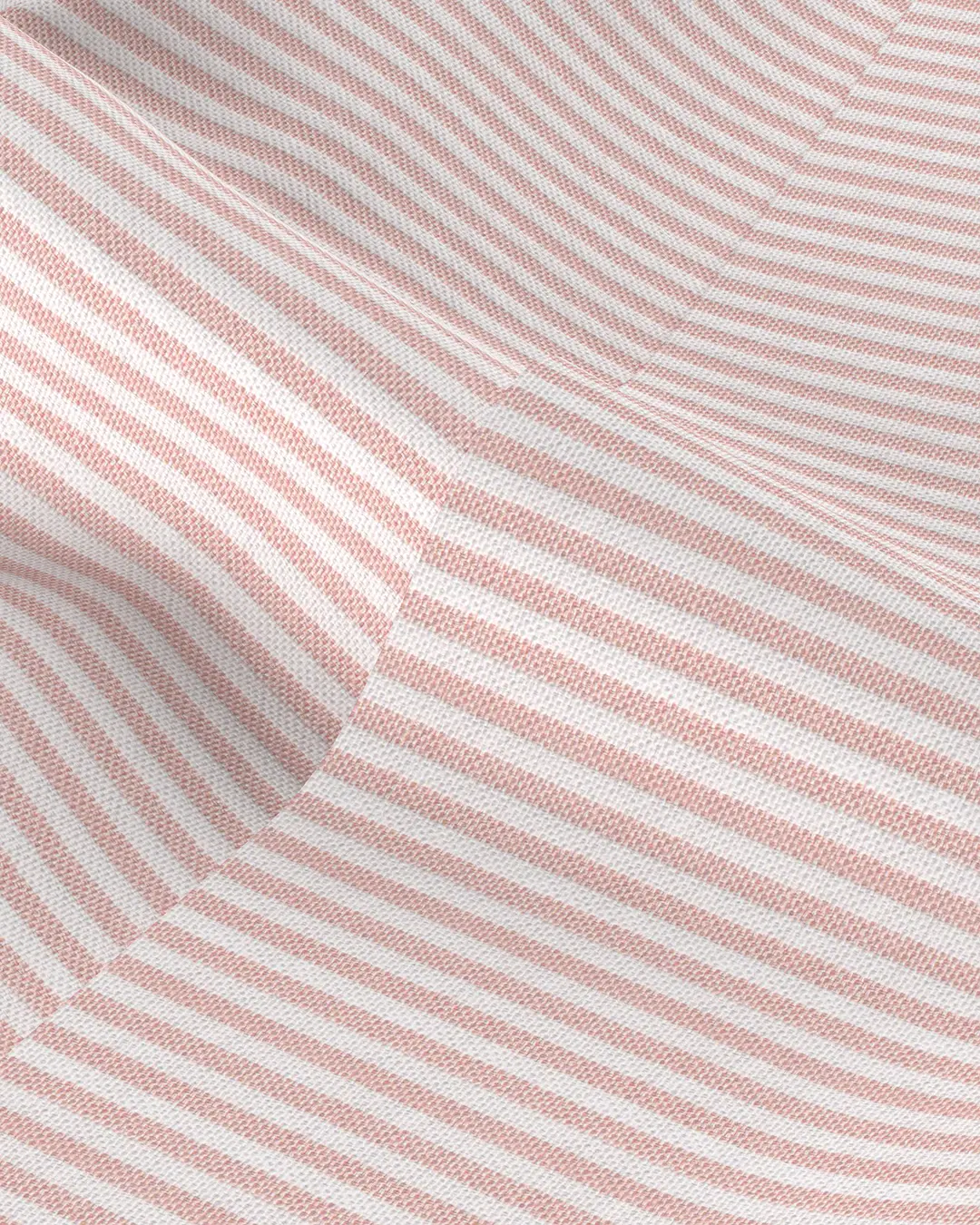Oxford Striped Shirt - Salmon Pink