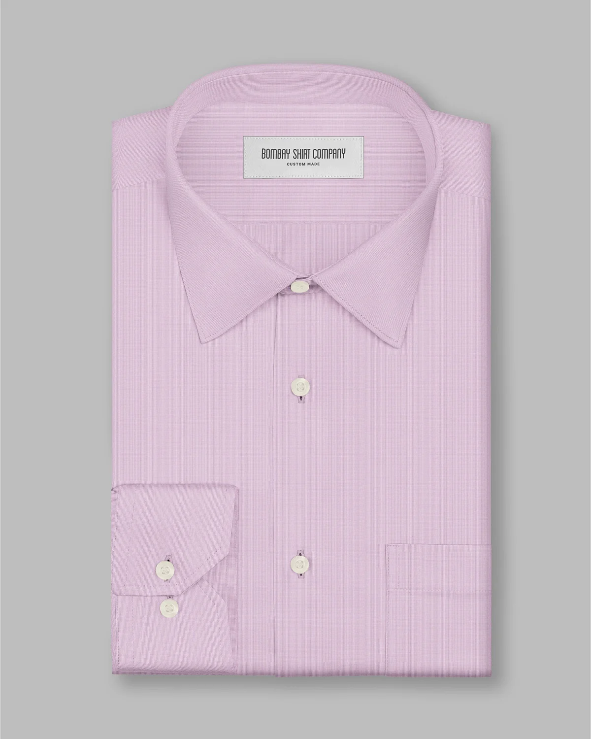Palladium Micro Dobby Shirt - Pink & White - Image 2