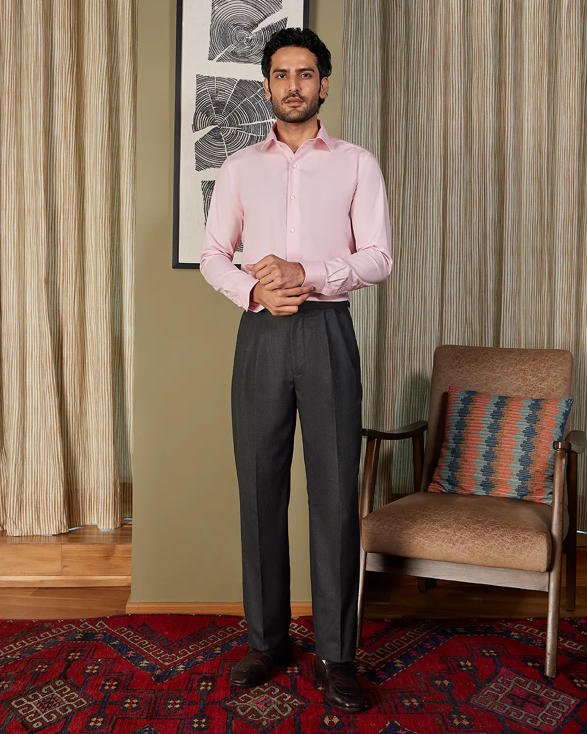 Pearl Pink Cotton Poplin Shirt - Image 4