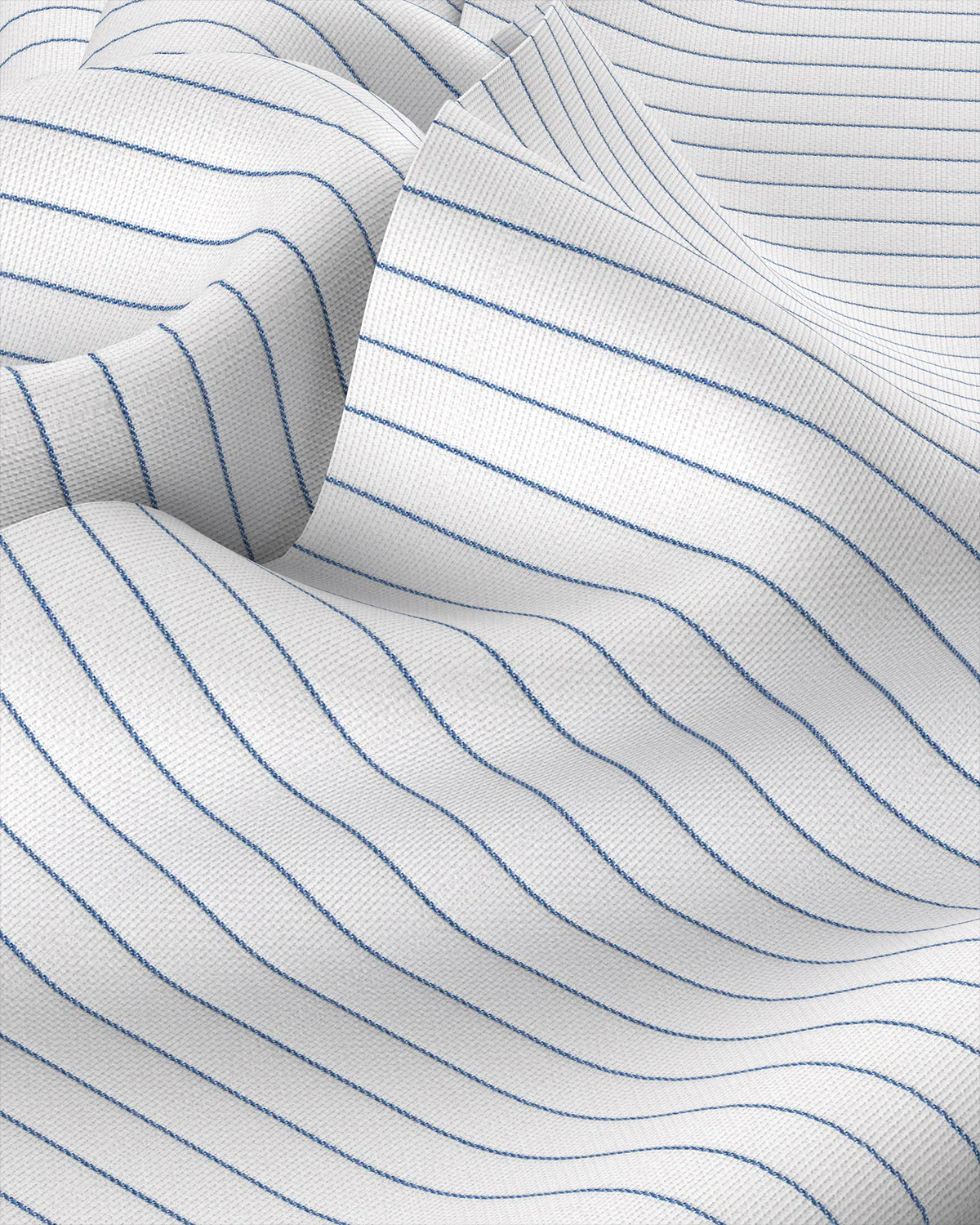 Pegasus Oxford Striped Shirt - Blue & White - Image 3