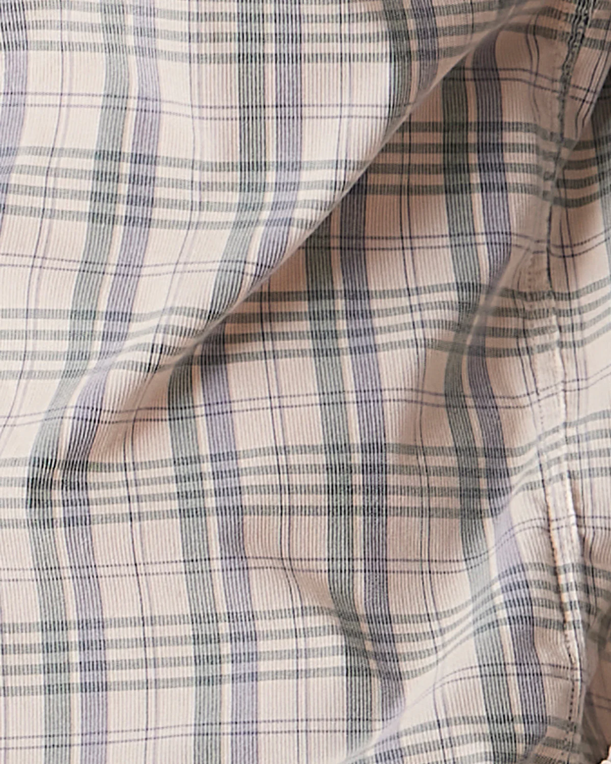 Pine Green & Cream Corduroy Checked Shirt - Image 5