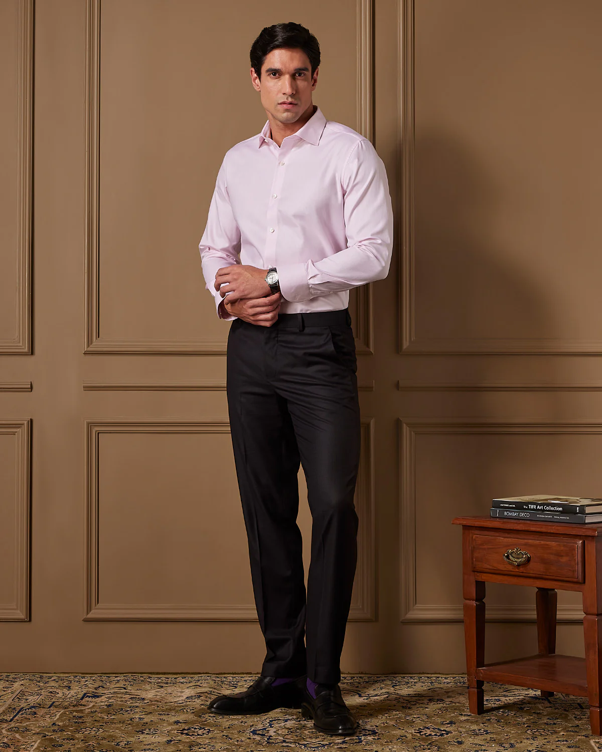 Pink Twill Shirt - Image 4