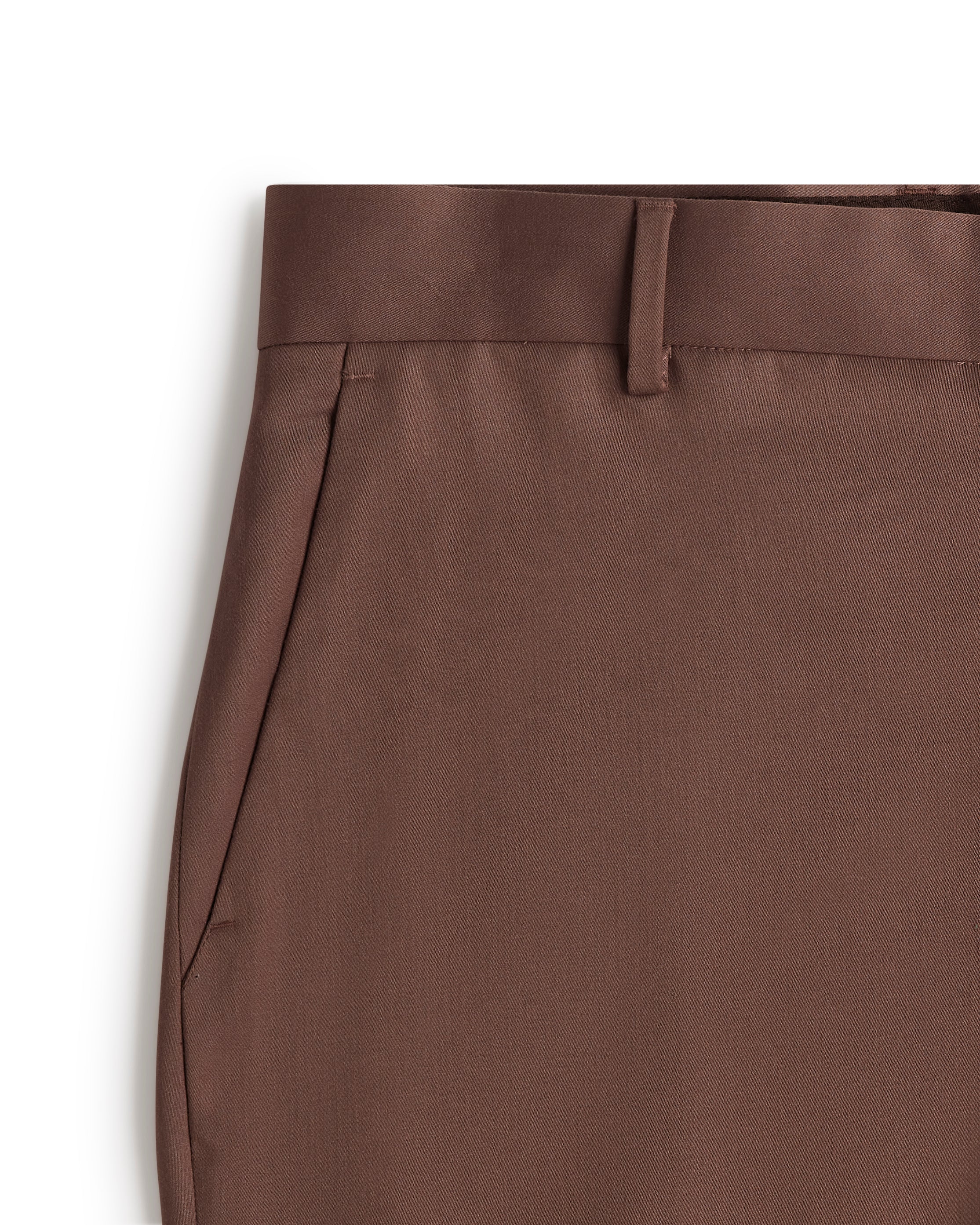 Primor Twill Dress Pants - Mud Brown - Image 2