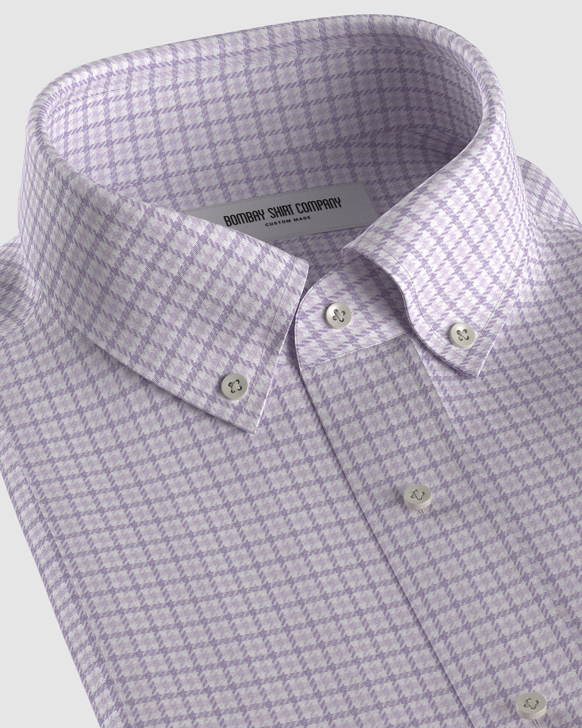 Primus Twill Checked Shirt - Purple