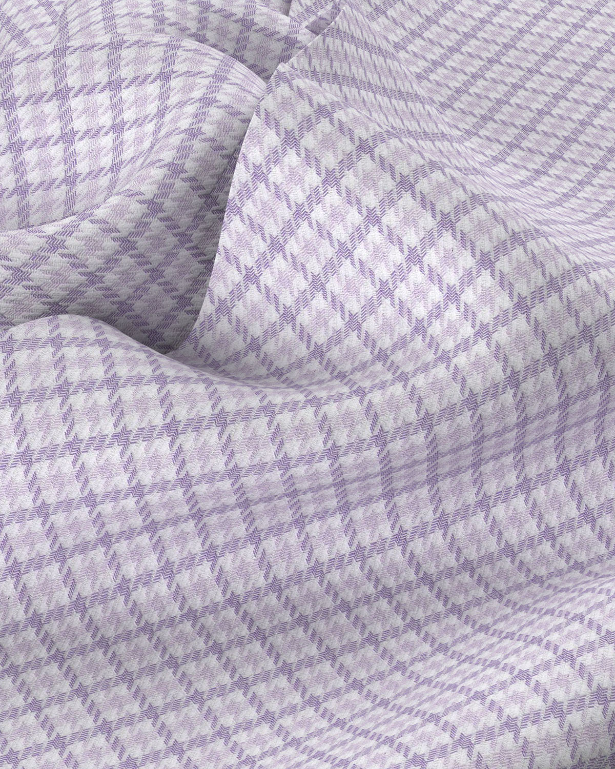 Primus Twill Checked Shirt - Purple - Image 3