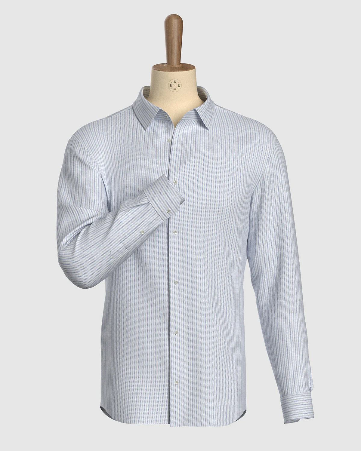 Primus Twill Striped Shirt - Blue - Image 2