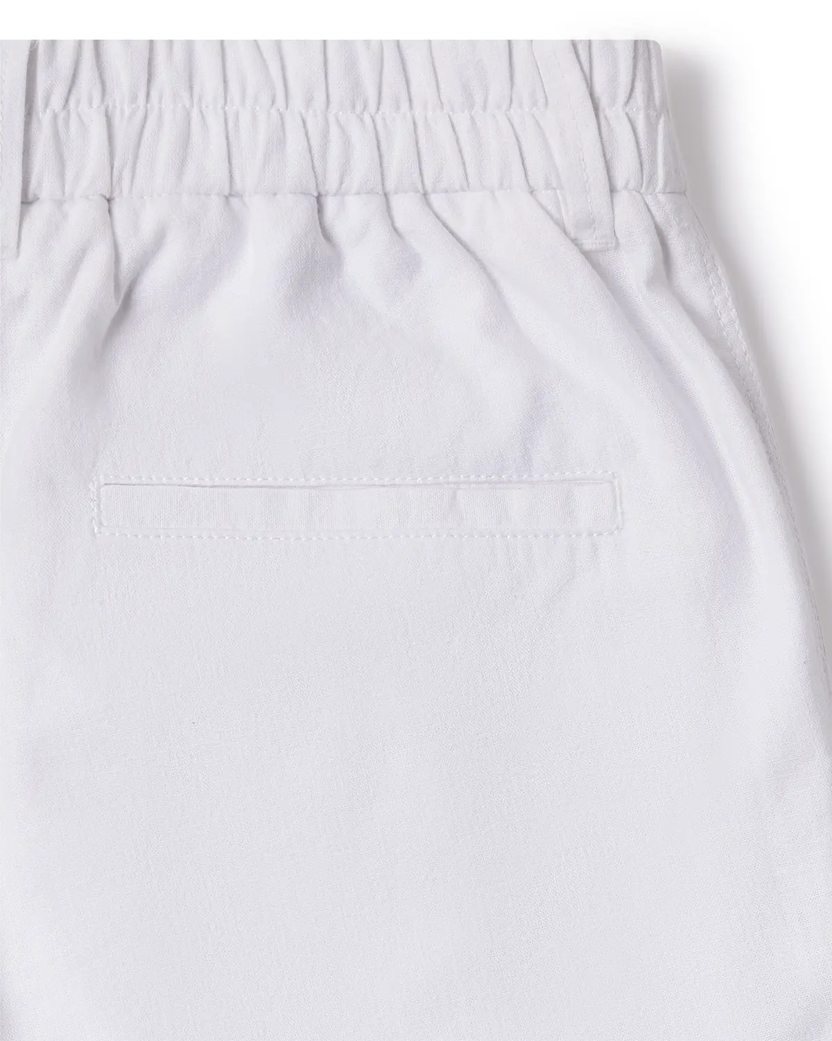 Seascape Linen Relaxed Pants - White - Image 5