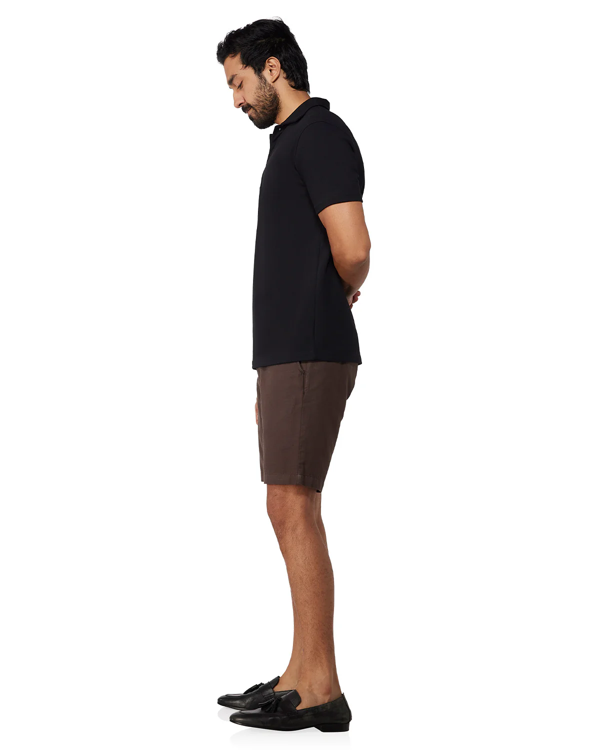 Signature Button Polo - Black - Image 10