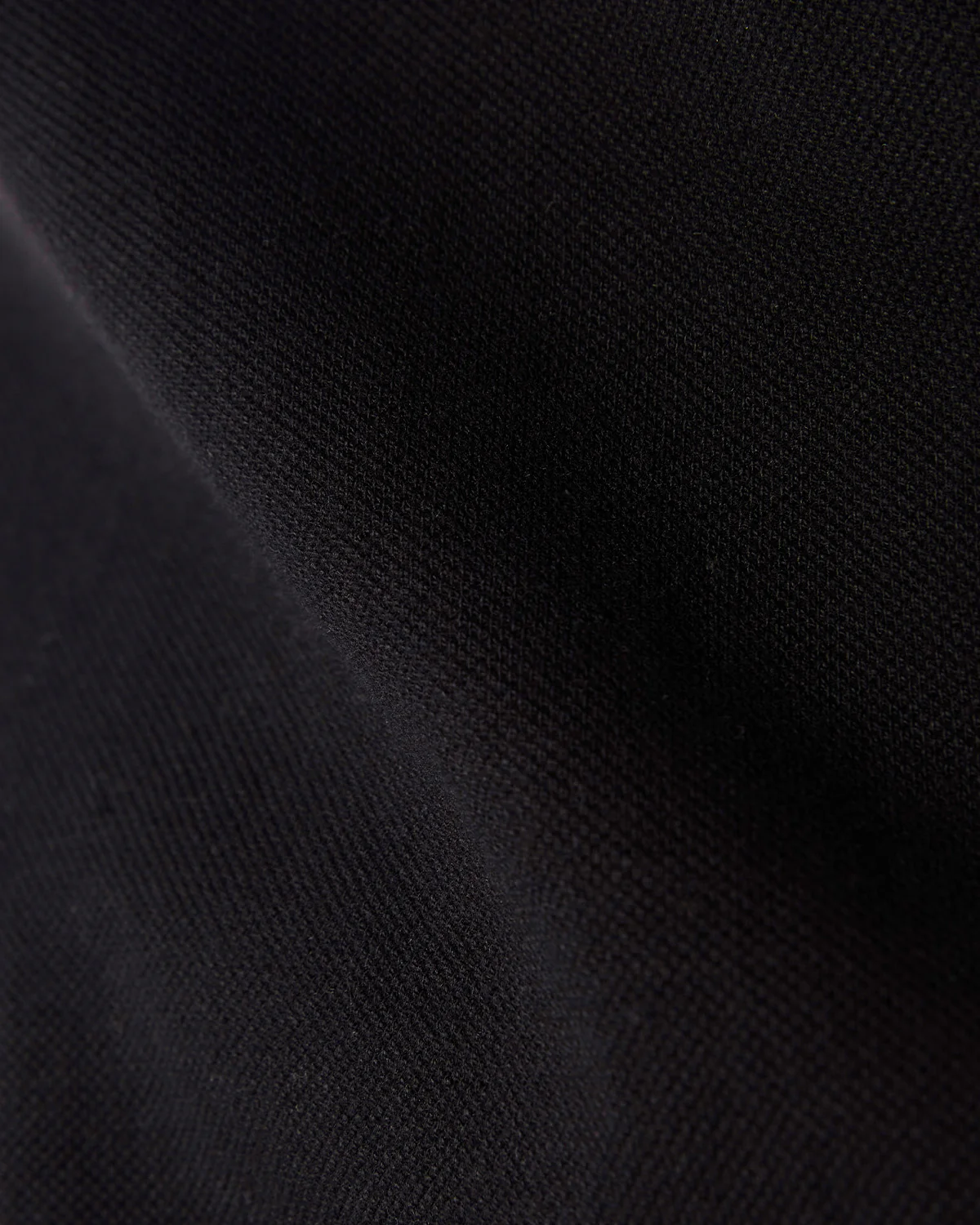 Signature Button Polo - Black - Image 11