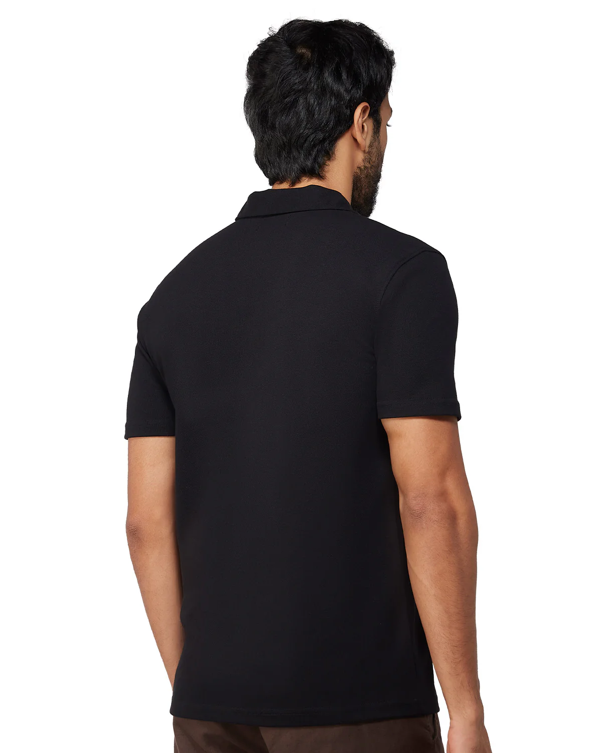 Signature Button Polo - Black - Image 9