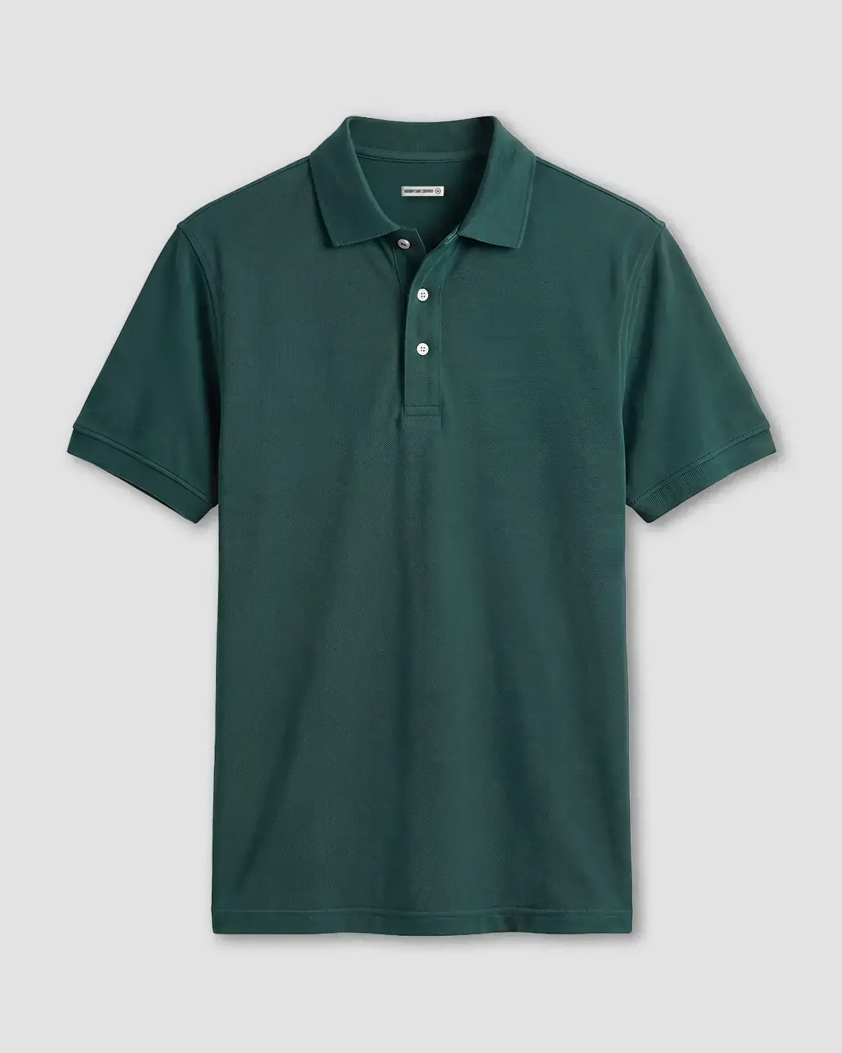 Signature Classic Button Polo - Bottle Green