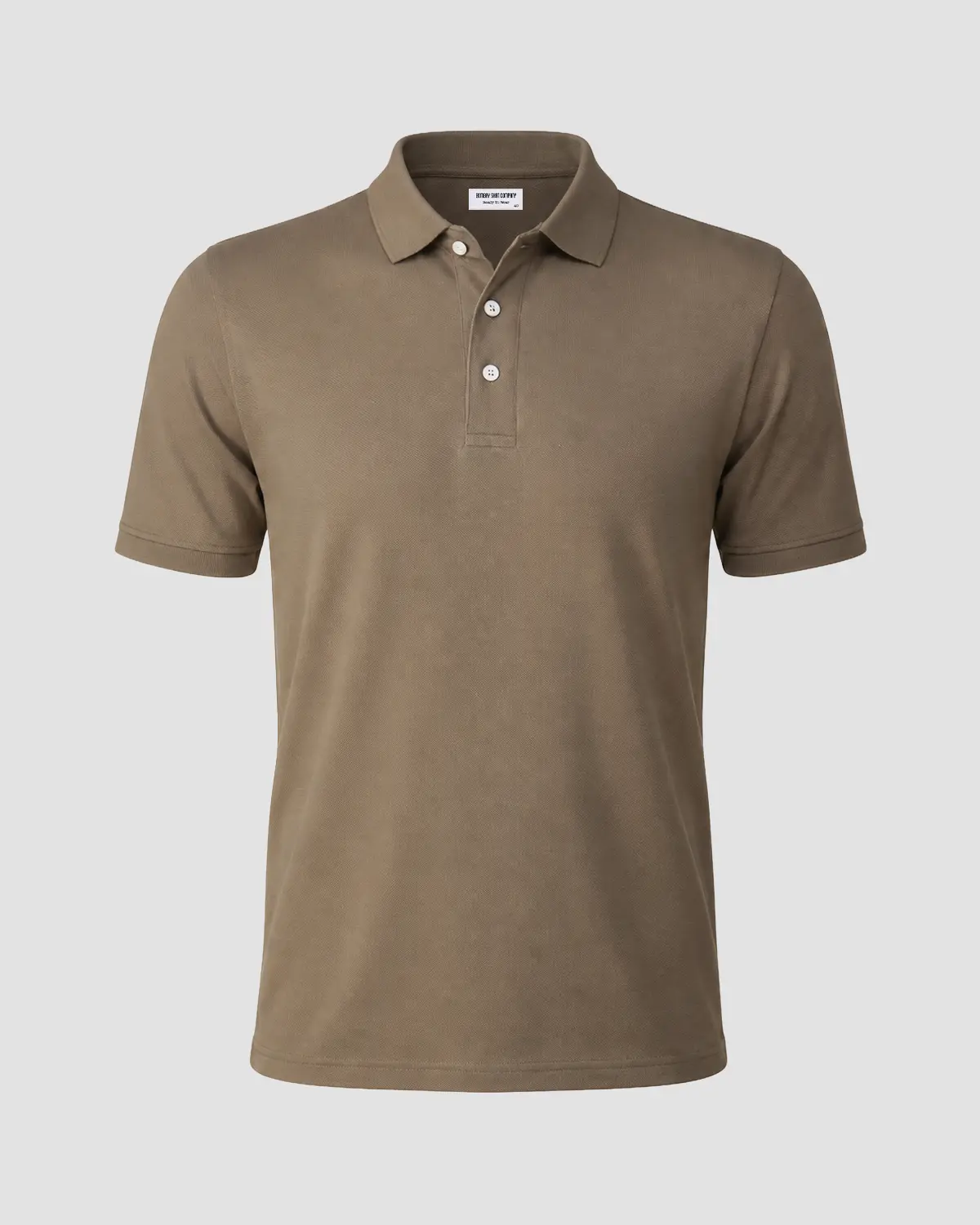 Signature Classic Button Polo - Olive